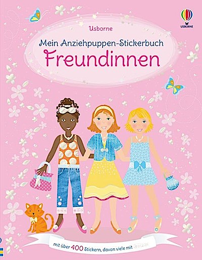 Mein Anziehpuppen-Stickerbuch: Freundinnen