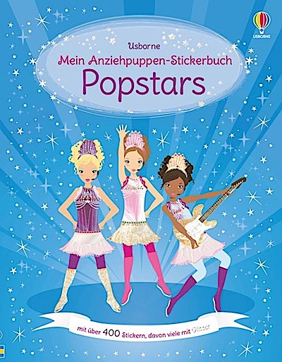 Mein Anziehpuppen-Stickerbuch: Popstars