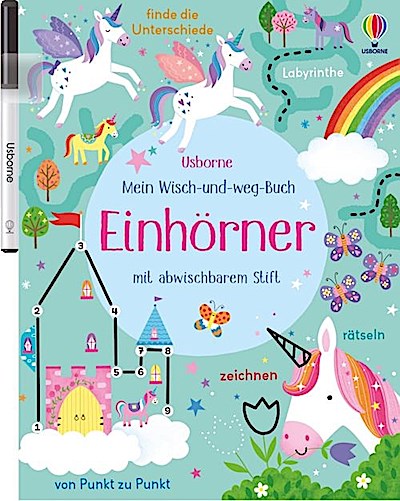 Mein Wisch-und-weg-Buch: Einhörner