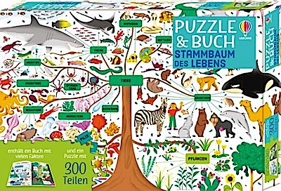 Puzzle & Buch: Stammbaum des Lebens