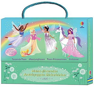 Meine glitzernden Anziehpuppen-Stickerbücher mini