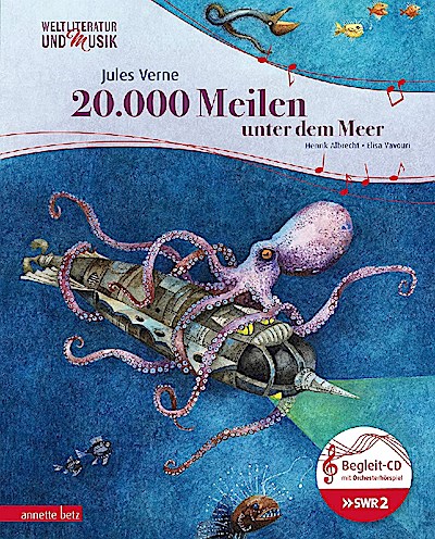 20.000 Meilen unter dem Meer (Weltliteratur und Musik mit CD)
