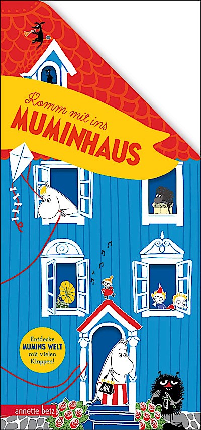 Komm mit ins Muminhaus - Das Pappbilderbuch über das Zuhause der Muminfamilie. Mit vielen Klappen zum Suchen und Entdecken für Kinder ab 3 Jahren.