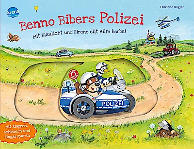 Benno Bibers Polizei. Mit Blaulicht und Sirene eilt Hilfe herbei