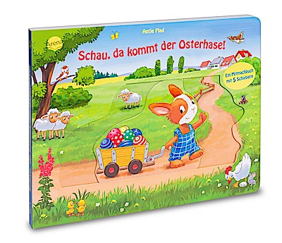 Schau, da kommt der Osterhase!