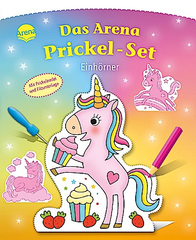 Das Arena Prickel-Set. Einhörner
