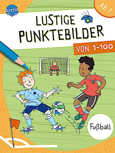 Lustige Punktebilder von 1-100. Fußball