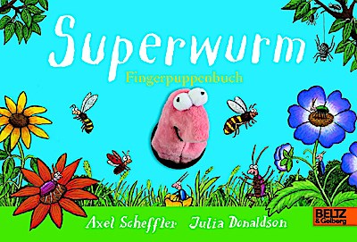 Superwurm-Fingerpuppenbuch