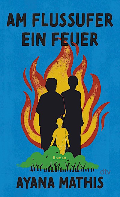 Am Flussufer ein Feuer