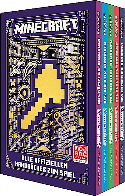 Minecraft Alle offiziellen Handbücher zum Spiel