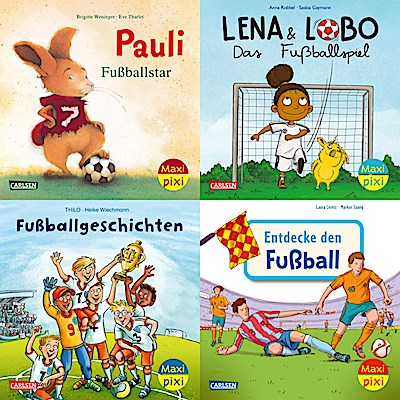 Maxi-Pixi-4er-Set 112: Fußballspaß (4x1 Exemplar)