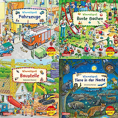Maxi-Pixi-4er-Set 105: Wimmelbilder 8 (4x1 Exemplar)