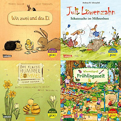 Maxi-Pixi-4er-Set 108: Frühlingszeit (4x1 Exemplar)