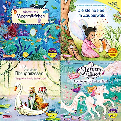 Maxi-Pixi-4er-Set 120: Fantasie und Magie (4x1 Exemplar)