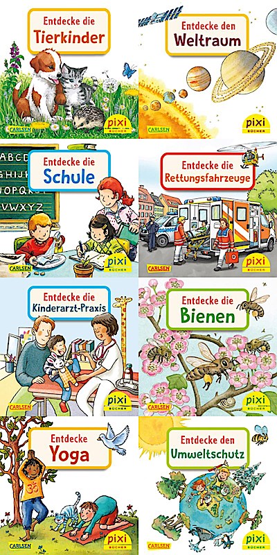 Pixi-8er-Set 291: Entdecke deine Welt 4 (8x1 Exemplar)