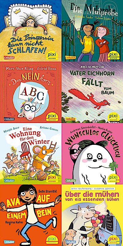 Pixi-8er-Set 295: Beliebte Autor*innen gratulieren Pixi (8x1 Exemplar)