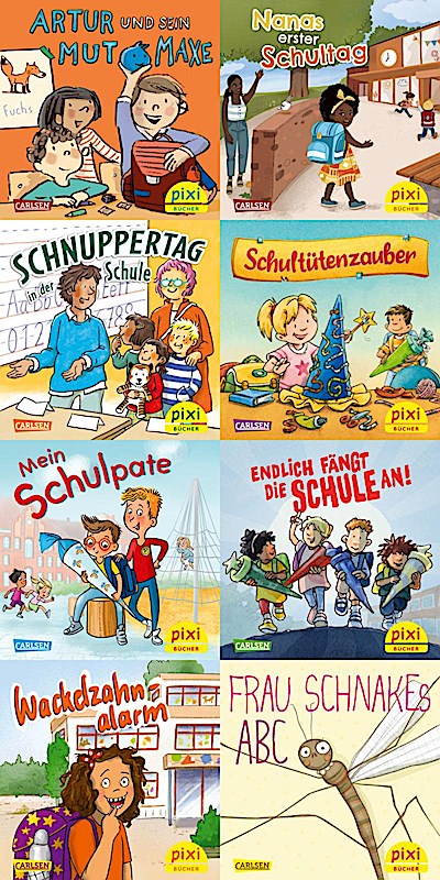 Pixi-8er-Set 304: In die Schule mit Pixi (8x1 Exemplar)