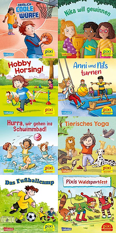 Pixi-8er-Set 305: Sport macht Spaß mit Pixi (8x1 Exemplar)