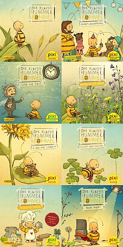 Pixi-8er-Set 309: Die kleine Hummel Bommel (8x1 Exemplar)