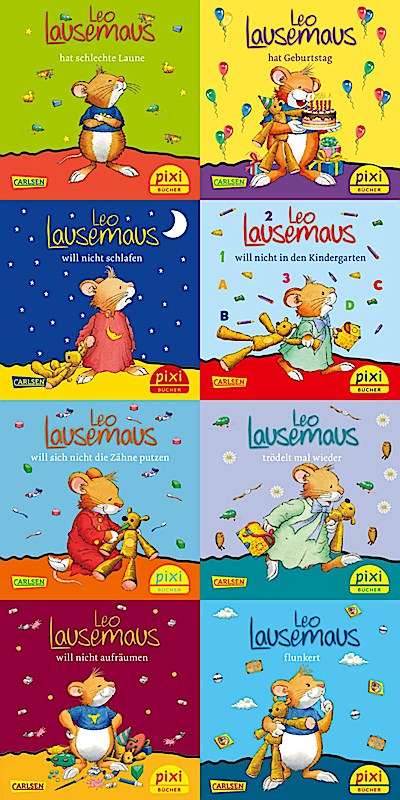 Pixi-Bundle 8er Serie 271: Neues von Leo Lausemaus (8x1 Exemplar)