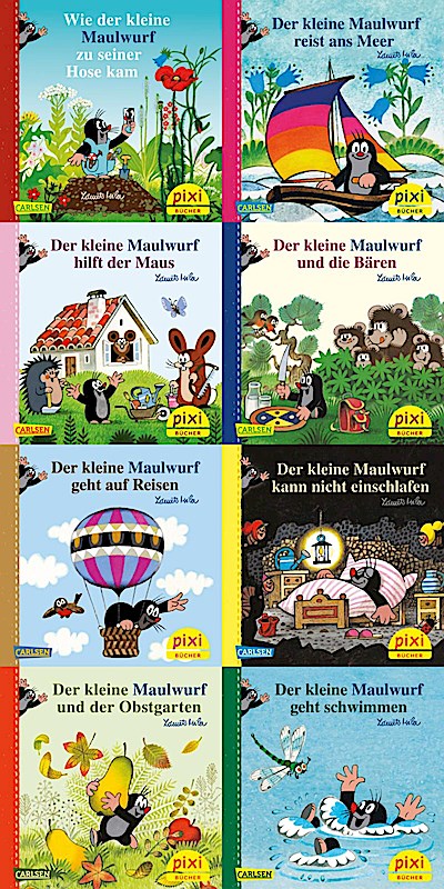 Pixi-Box 256: Der kleine Maulwurf (8x8 Exemplare)