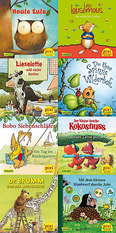Pixi-Box 297: Pixis liebste Kinderbuch-Helden (8x8 Exemplare)