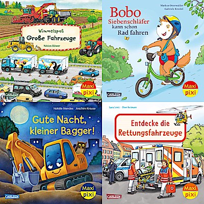Maxi-Pixi-Box 123: Große Räder - kleine Räder (4x5 Exemplare)