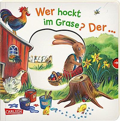 Wer hockt im Grase? Der ... Osterhase!