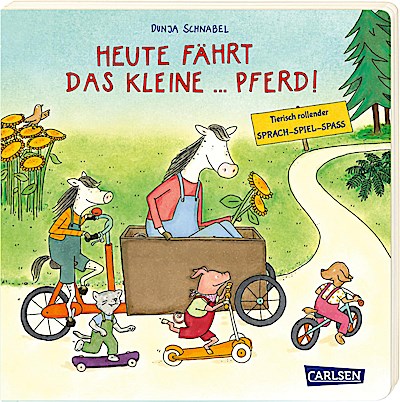 Heute fährt das kleine ... Pferd!