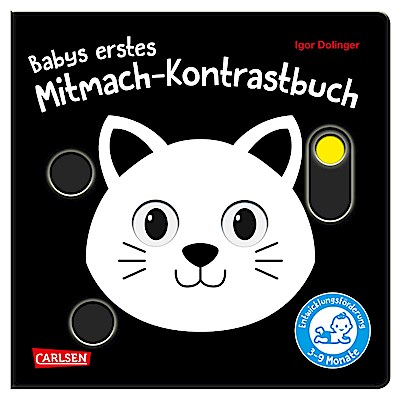 Babys erstes Mitmach-Kontrastbuch