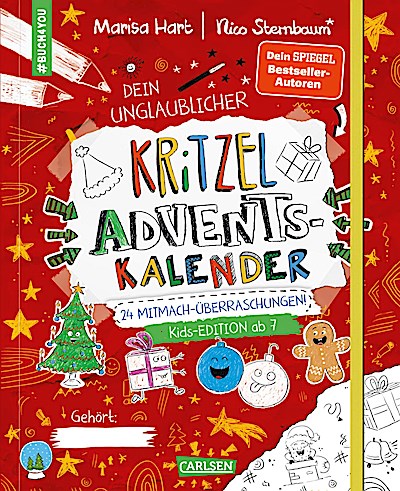 #buch4you: Kritzel-Mitmach-Adventskalender