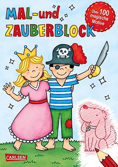 Mal- und Zauberblock: Malblock mit über 100 magischen Motiven