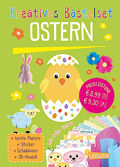 Bastelset für Kinder: Kreatives Bastelset: Ostern