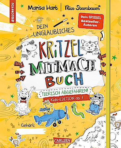 #buch4you: Dein unglaubliches Kritzel-Mitmach-Buch
