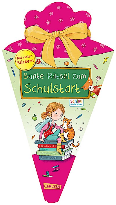 Schlau für die Schule: Bunte Rätsel zum Schulstart (Schultüte 2025 rosa)