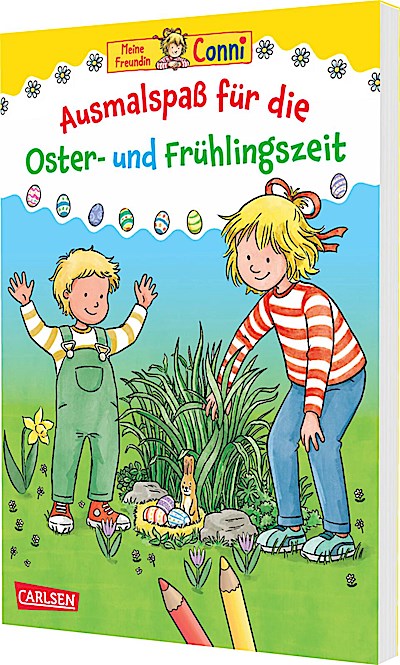 Conni Gelbe Reihe (Beschäftigungsbuch): Ausmalspaß für die Oster- und Frühlingszeit