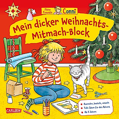 Conni Gelbe Reihe (Beschäftigungsbuch): Mein dicker Weihnachts-Mitmach-Block