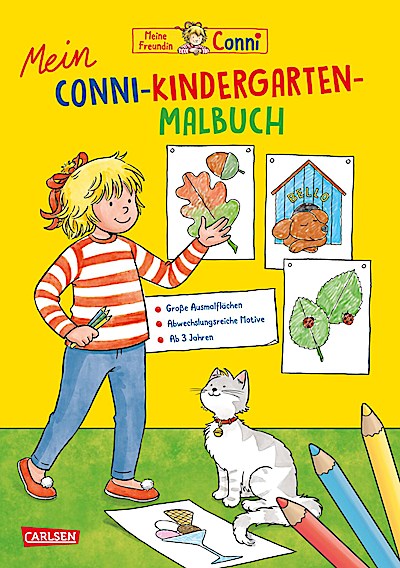 Conni Gelbe Reihe (Beschäftigungsbuch): Mein Conni-Kindergarten-Malbuch
