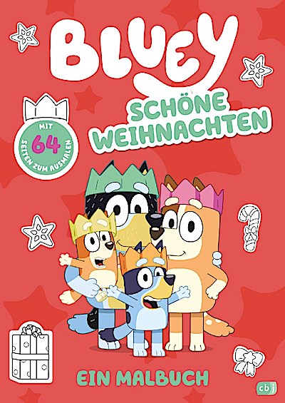 BLUEY - Schöne Weihnachten - Ein Malbuch