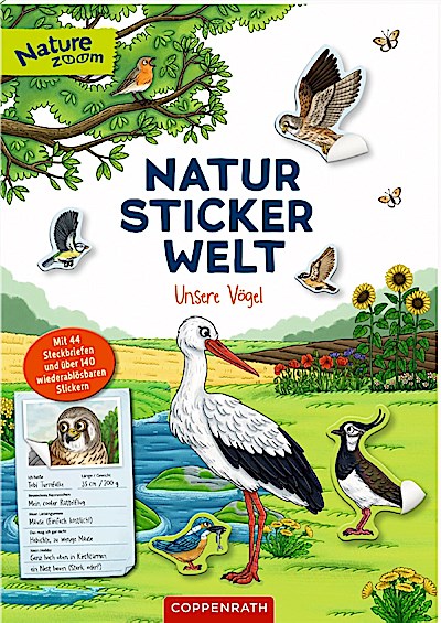 Natur-Stickerwelt - Unsere Vögel