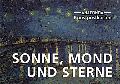 Postkarten-Set Sonne, Mond und Sterne