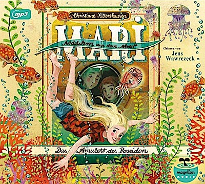Mari - Mädchen aus dem Meer - Das Amulett des Poseidon (mp3-CD), 1 Audio-CD, 1 MP3