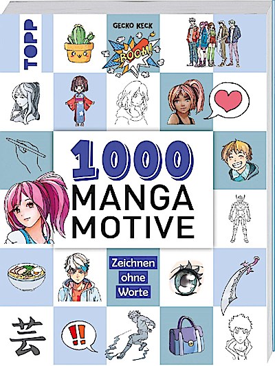 1000 Manga Motive zeichnen