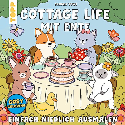 Cosy Coloring - Cottage Life mit Ente