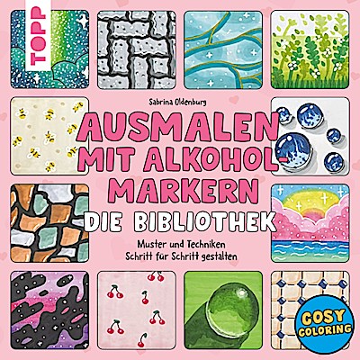 Ausmalen mit Alkoholmarkern - die Bibliothek