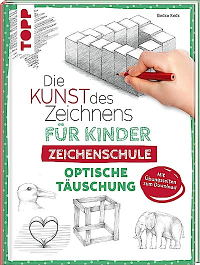Die Kunst des Zeichnens für Kinder Zeichenschule - Optische Täuschung