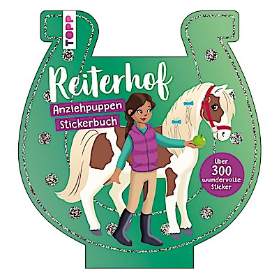 Anziehpuppen-Stickerbuch: Reiterhof