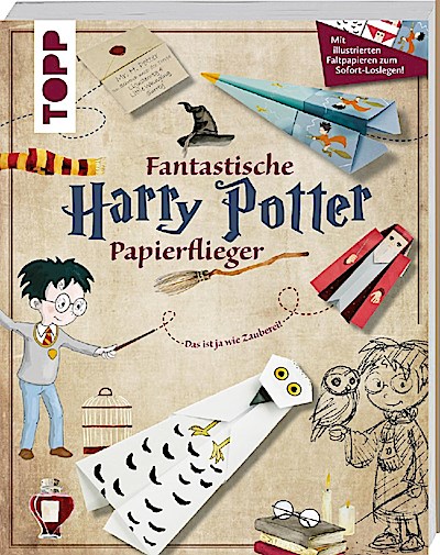 Fantastische Harry Potter Papierflieger