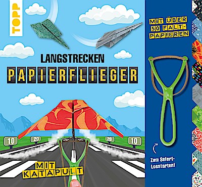 Langstrecken-Papierflieger mit Katapult