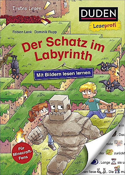 Duden Leseprofi - Mit Bildern lesen lernen: Der Schatz im Labyrinth